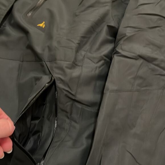 NWT NEW Moerdeng Men's Windbreaker Jacket Black Large‎ Long Sleeve Waterproof - Picture 15 of 15